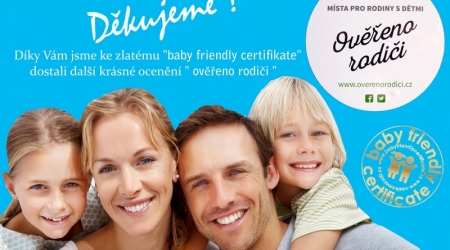 Baby friendly, Ověřeno rodiči - Penzion Chalupa Pohádka